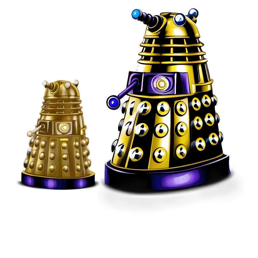 Detailed Dalek Sketch Png 27