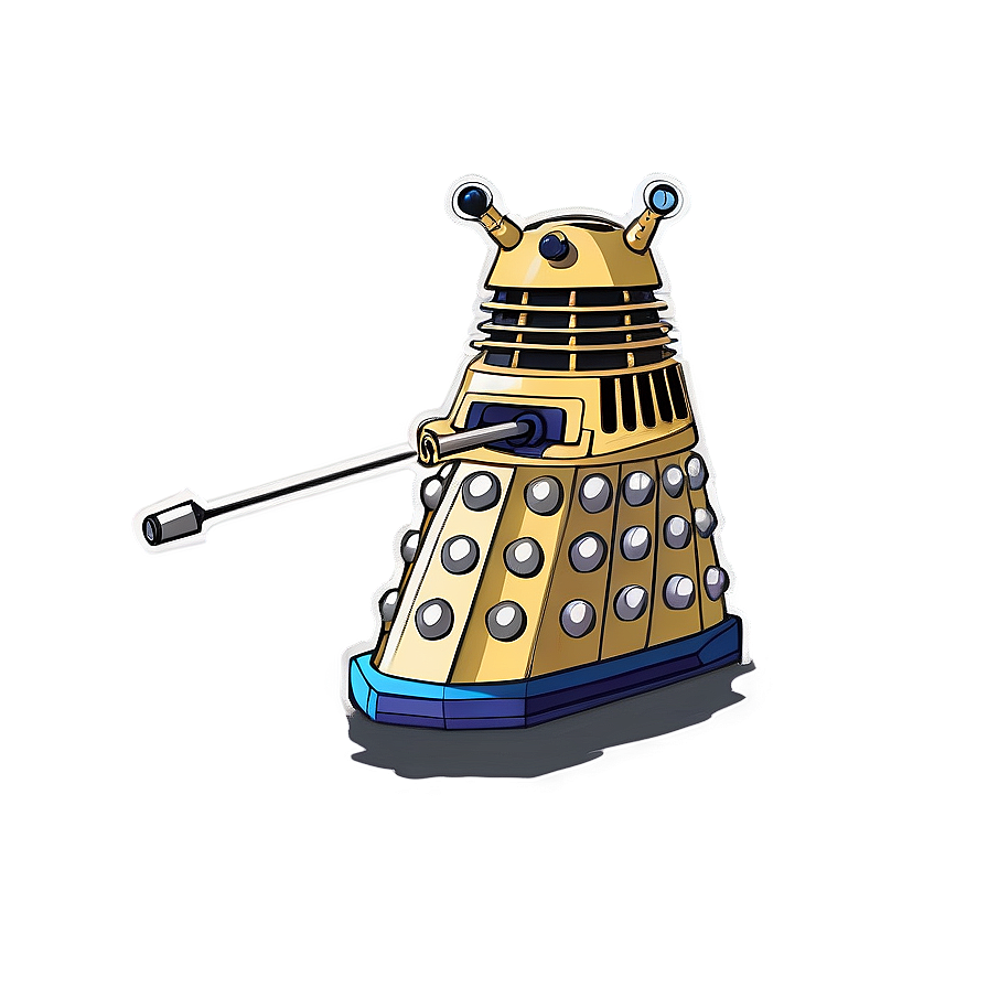 Detailed Dalek Sketch Png 70