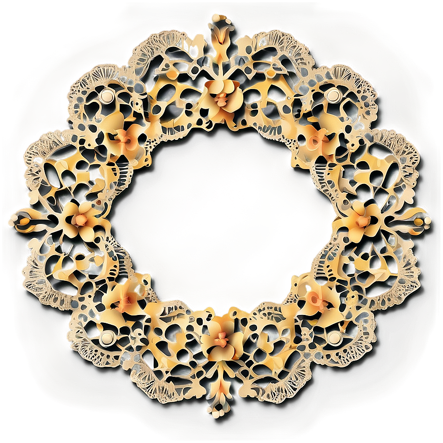 Detailed Doily Pattern Png 43