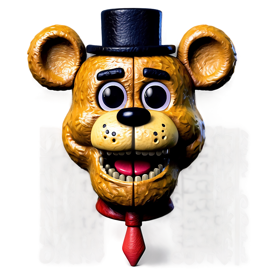 Detailed Freddy Fazbear Graphic Png Ini