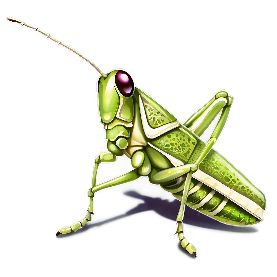 Detailed Grasshopper Drawing Png 06122024