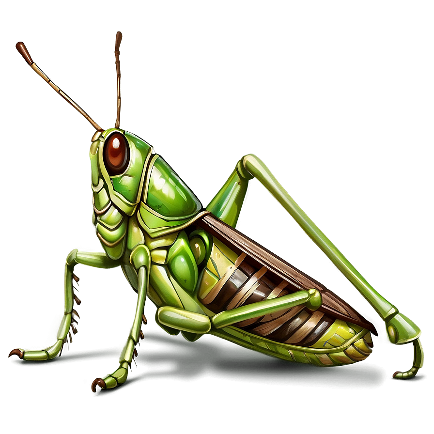 Detailed Grasshopper Drawing Png 21