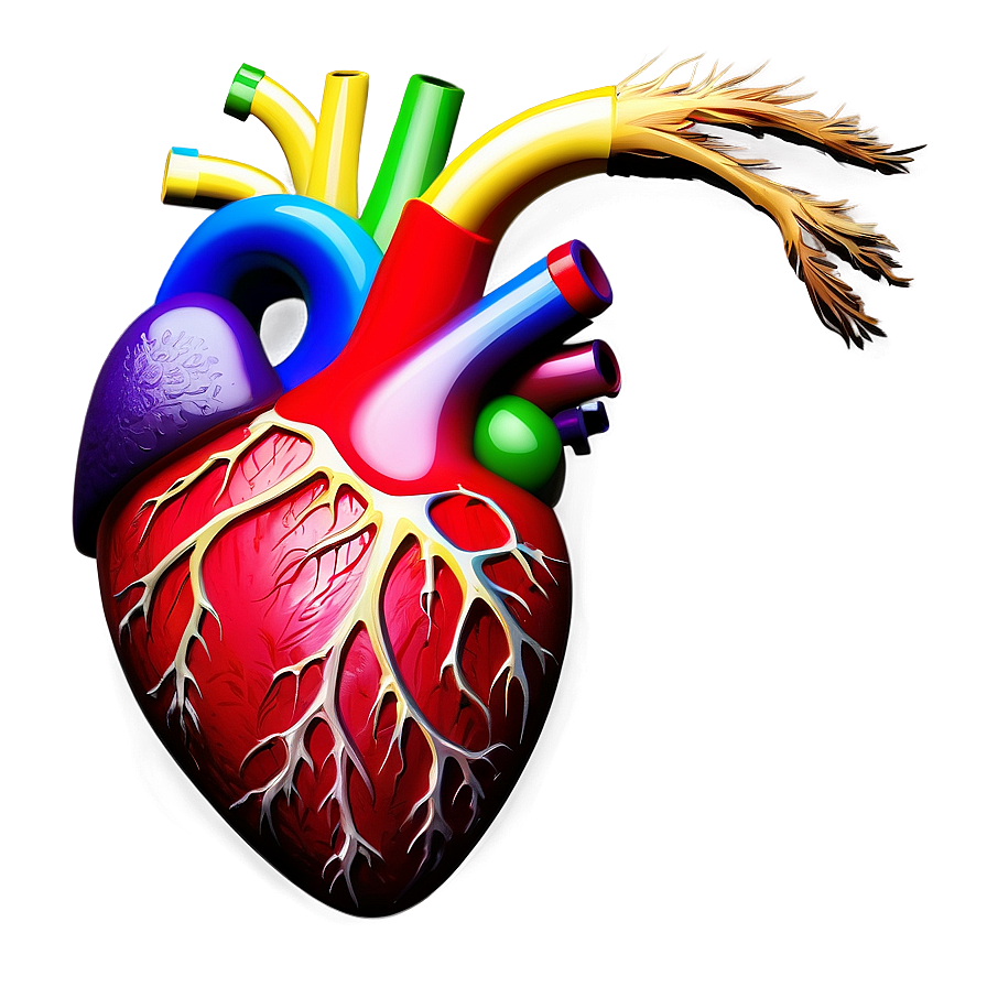 Detailed Heart Drawing Png 06202024