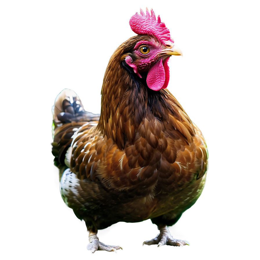 Detailed Hen Portrait Png 06202024