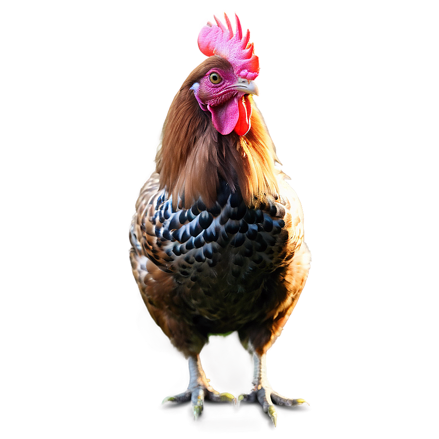 Detailed Hen Portrait Png 41