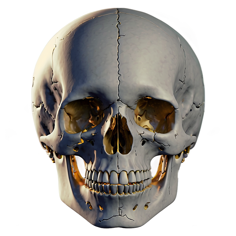 Detailed Human Skull Anatomy Png 06202024