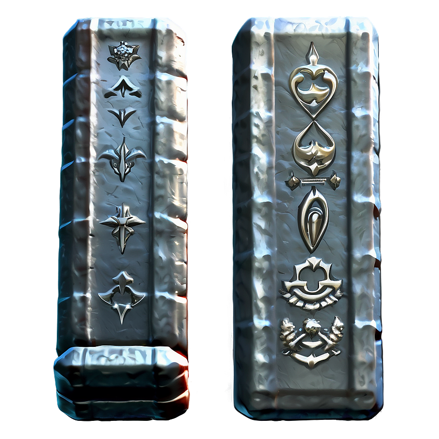 Detailed Iron Ingot Artwork Png 06272024