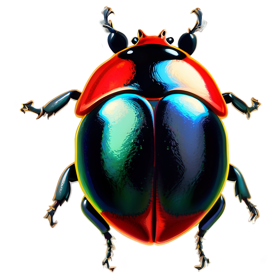 Detailed Ladybug Sketch Png 05242024