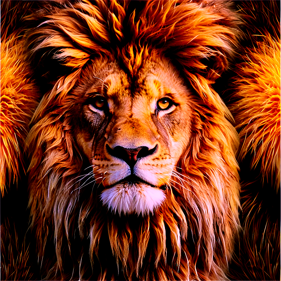 Detailed Lion Mane Png Nmm96