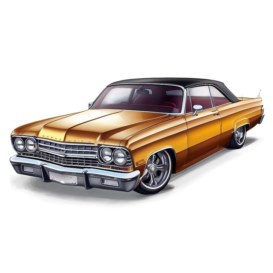 Detailed Lowrider Sketch Png 06112024