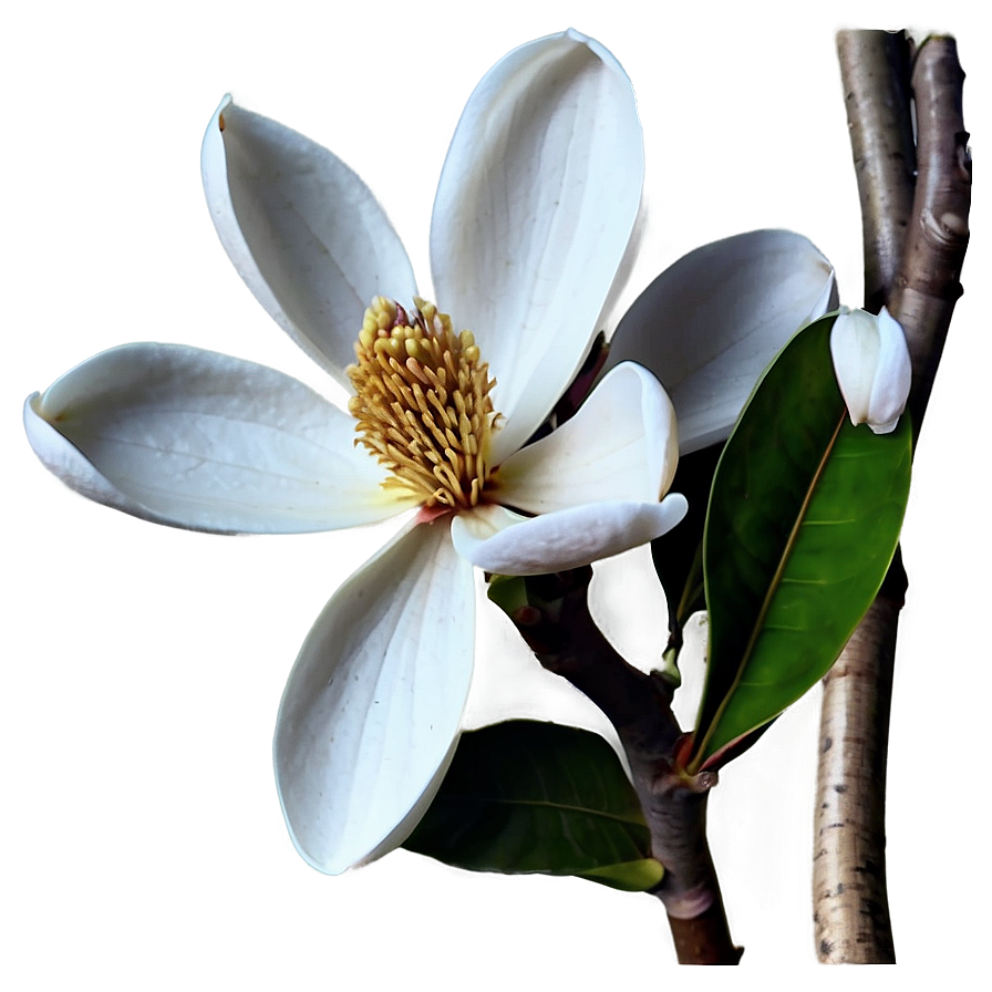 Detailed Magnolia Flower Drawing Png 35