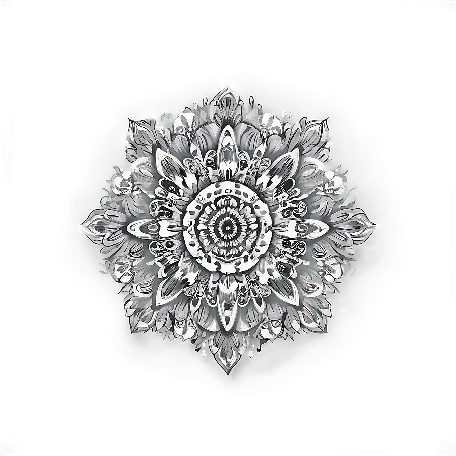 Detailed Mandala Sketch Png Cfn