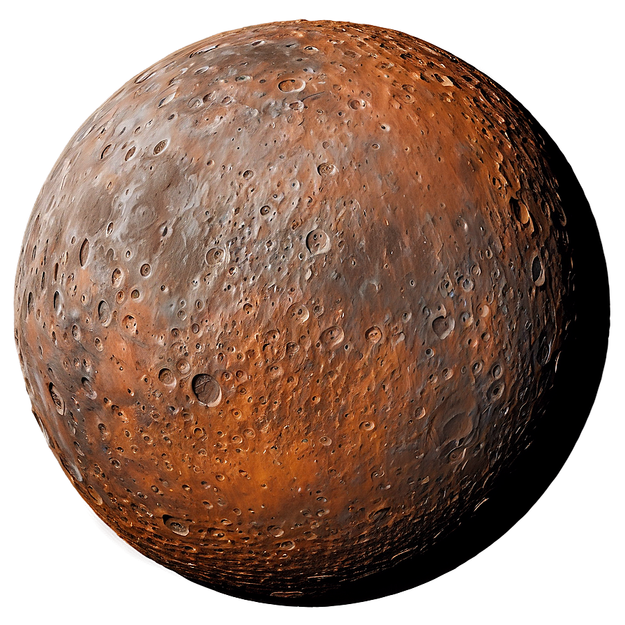 Detailed Mercury Planet Surface Png Egj