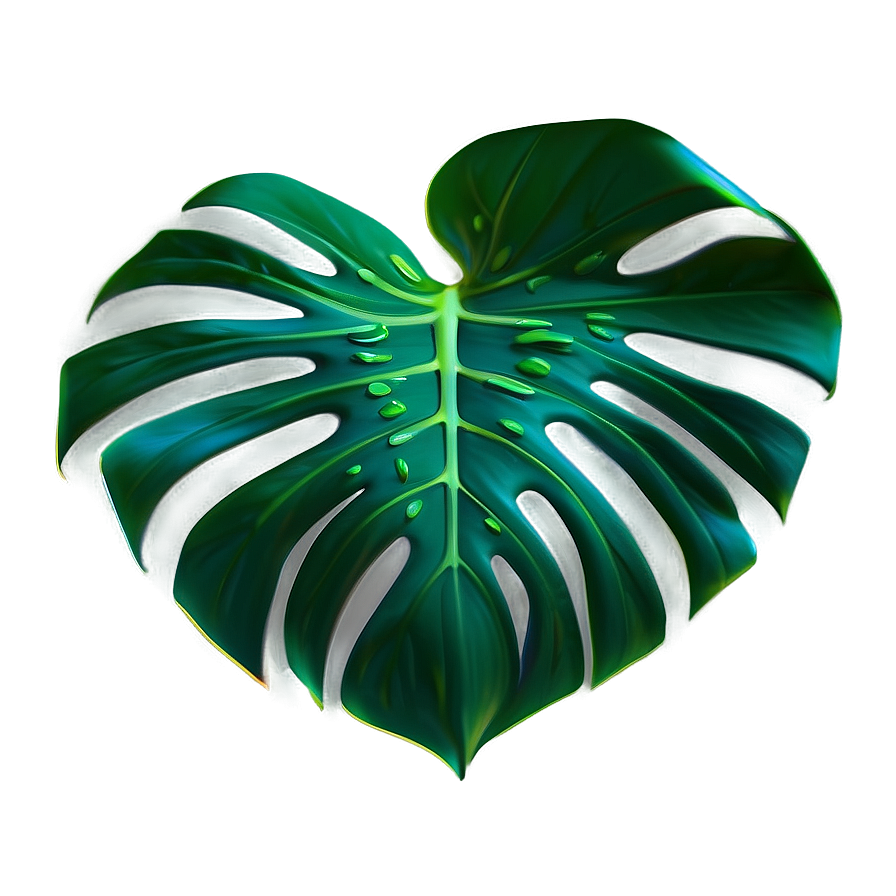 Detailed Monstera Leaf Png Hbh98