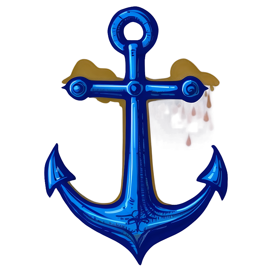 Detailed Navy Anchor Drawing Png 55