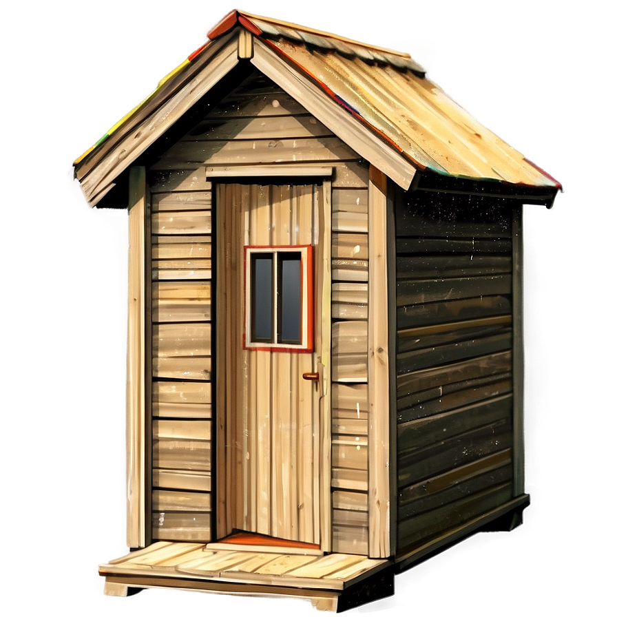 Detailed Outhouse Construction Plan Png 24