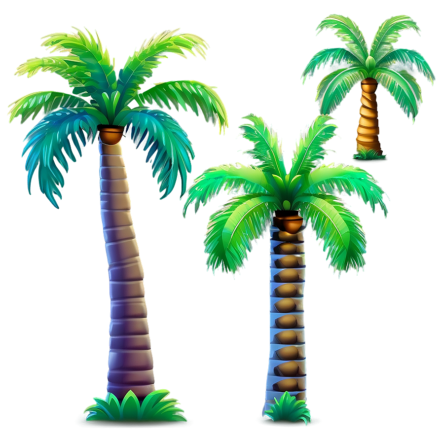 Detailed Palm Tree Emoji Png 98