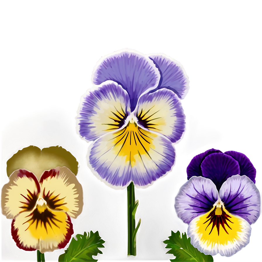 Detailed Pansy Png 06232024