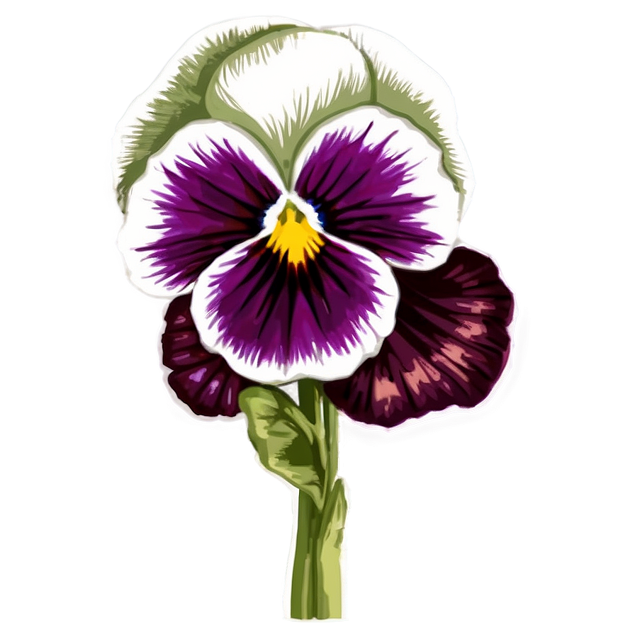 Detailed Pansy Png Lnp