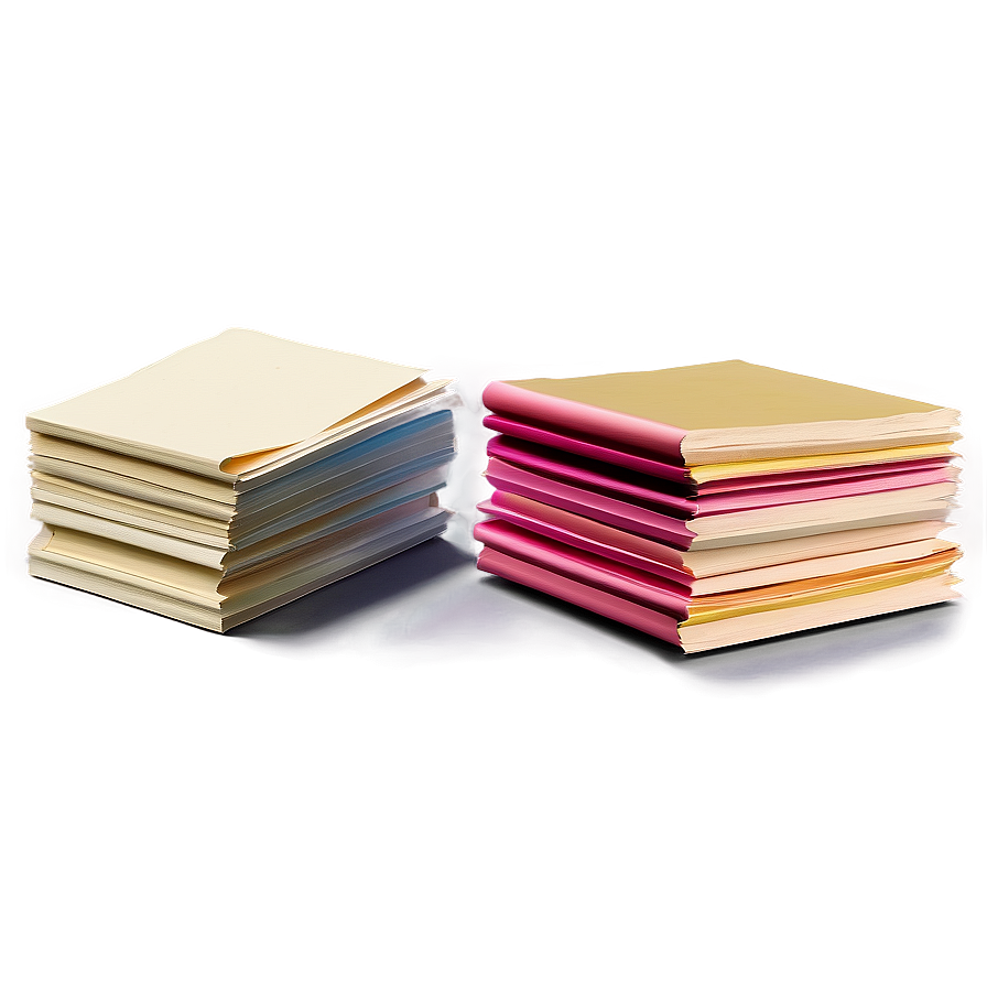 Detailed Paper Stack Png Rdd56