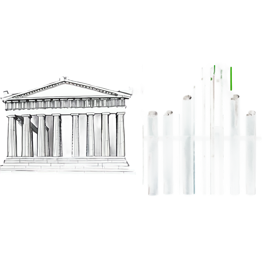 Detailed Parthenon Drawing Png Ivt69