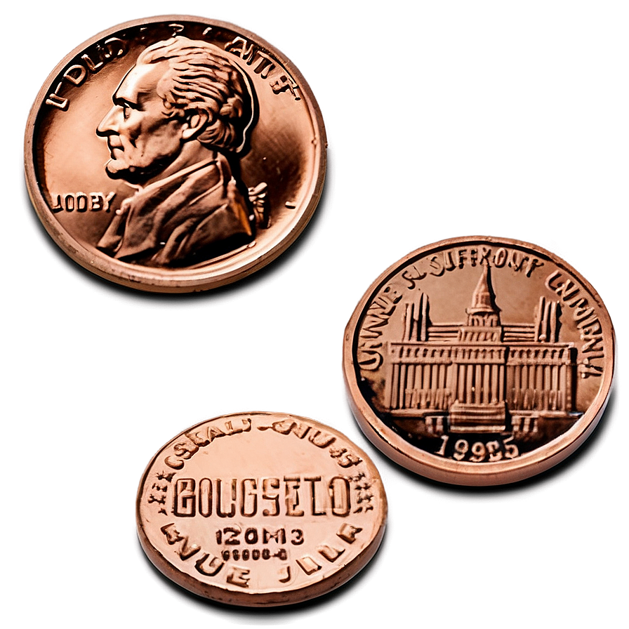 Detailed Pennies Png Xvo5