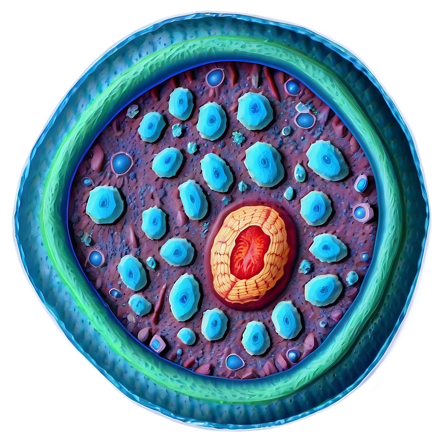 Detailed Plant Cell Nucleus Png Gmp