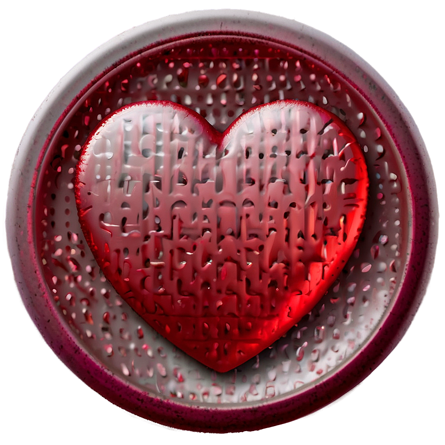 Detailed Red Heart Emoji Png Ldf