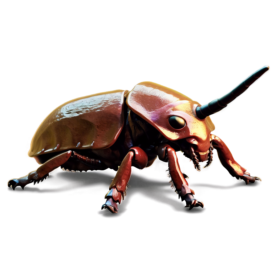 Detailed Rhino Beetle Png Aga