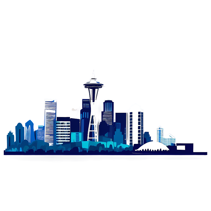 Detailed Seattle Skyline Architecture Png 06252024