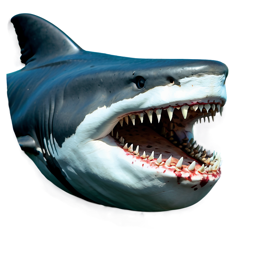 Detailed Shark Jaw Drawing Png 06292024