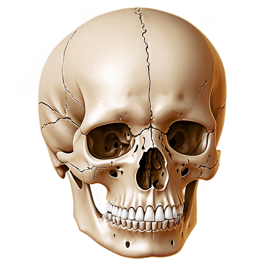 Detailed Skeletal Anatomy Illustration Png Rup