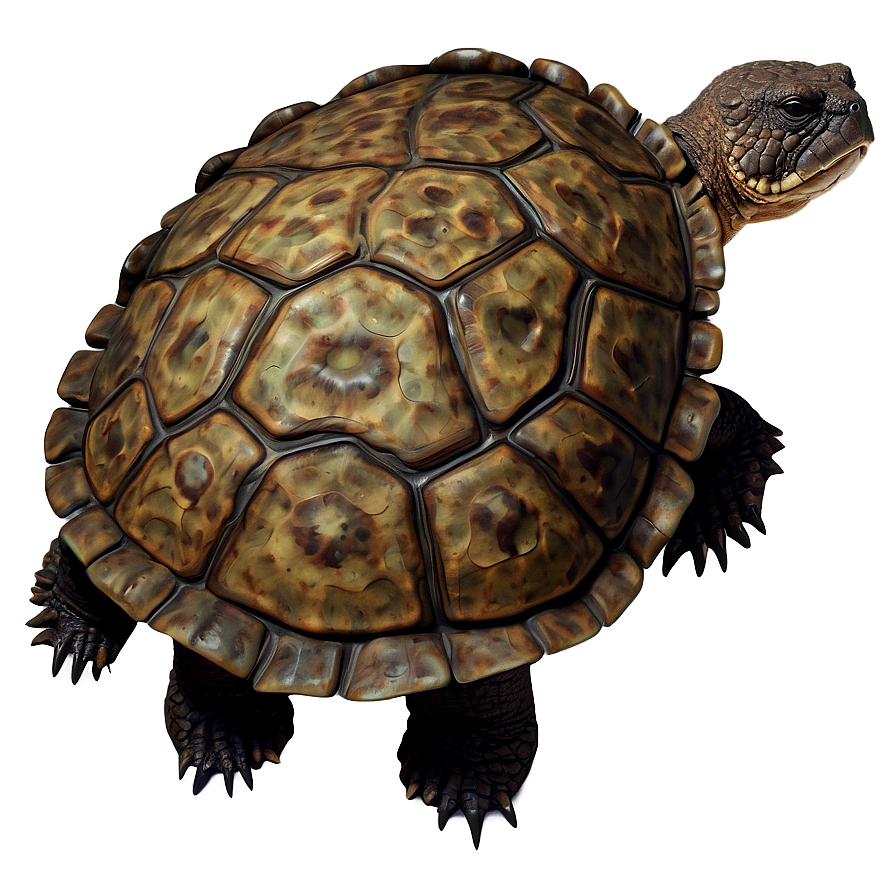 Detailed Snapping Turtle Artwork Png 11