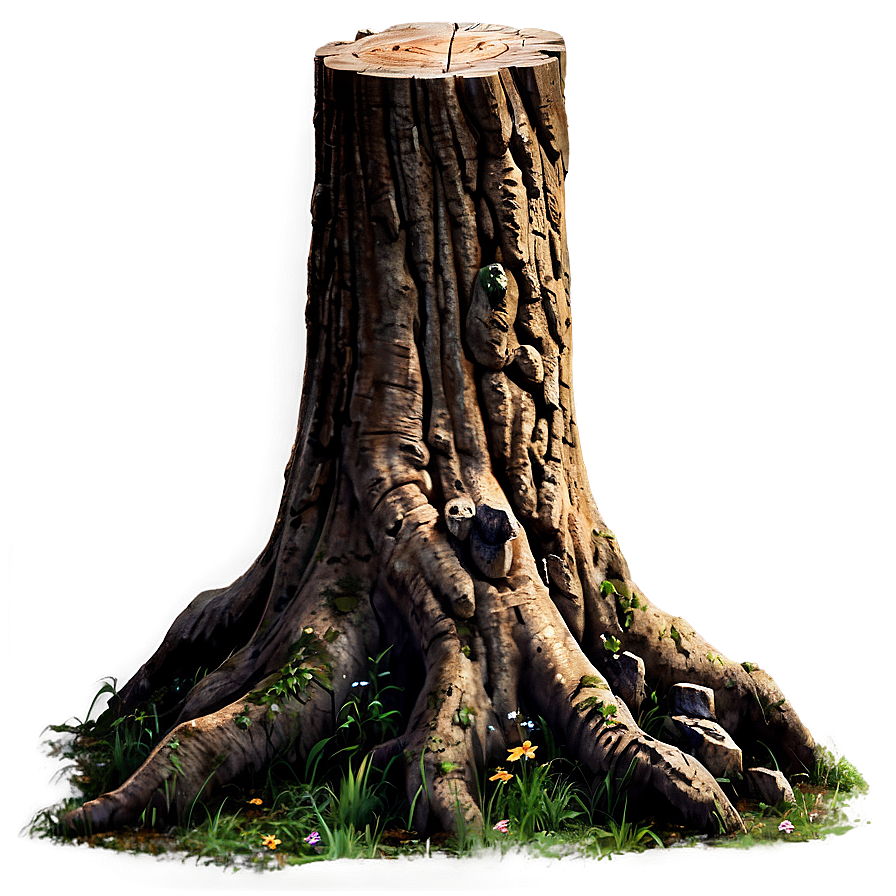 Detailed Tree Stump Png Hfi