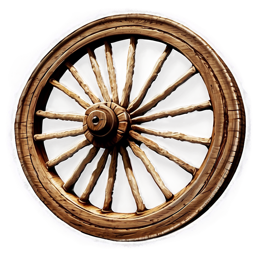 Detailed Wagon Wheel Sketch Png Ppn45