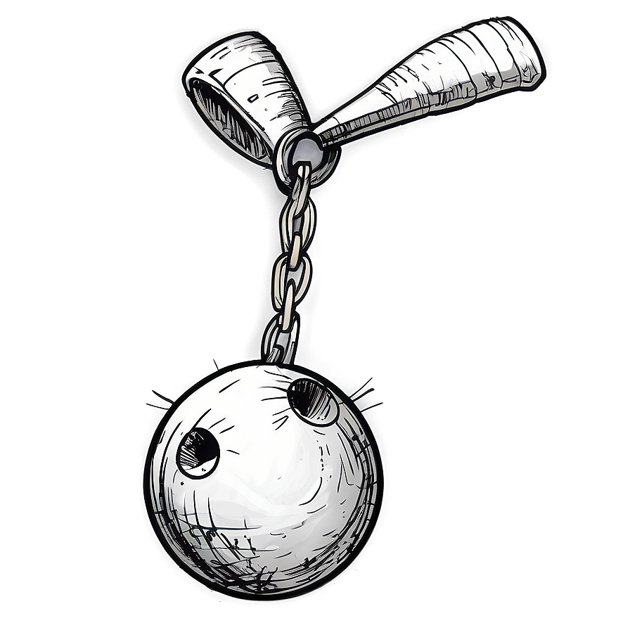 Detailed Wrecking Ball Sketch Png 38