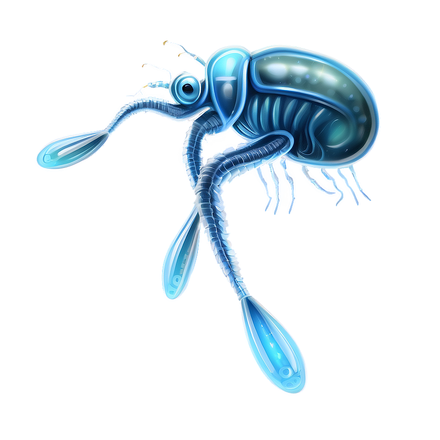 Detailed Zooplankton Drawing Png Nnt