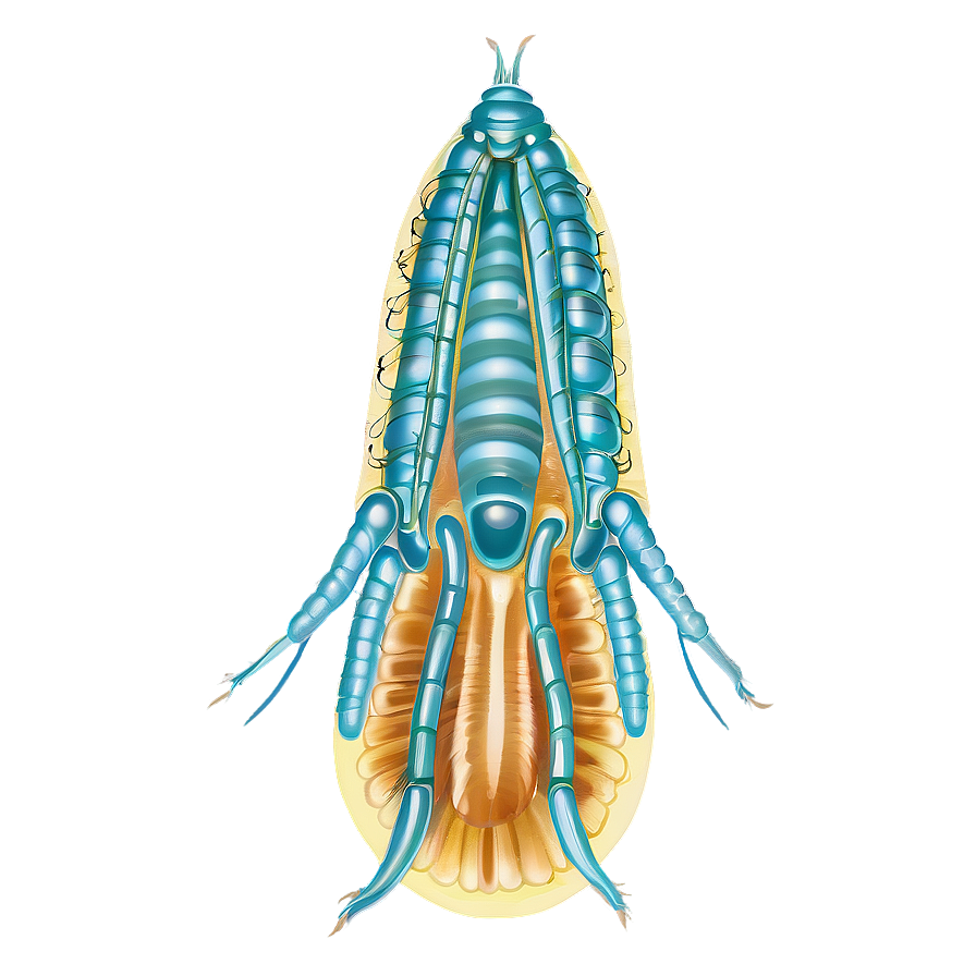 Detailed Zooplankton Drawing Png Rrl16