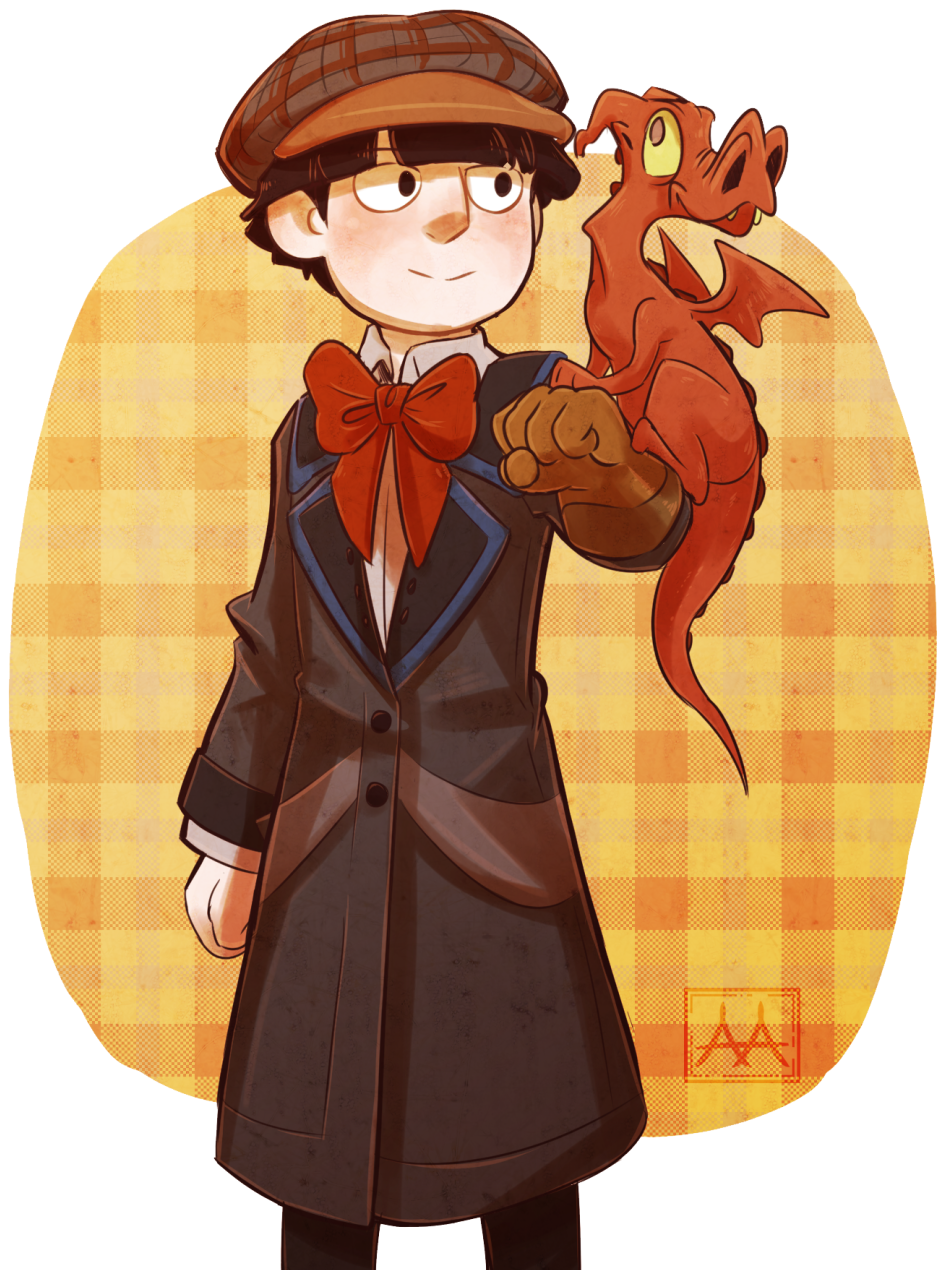 Detective Boyand Red Dragon Friend