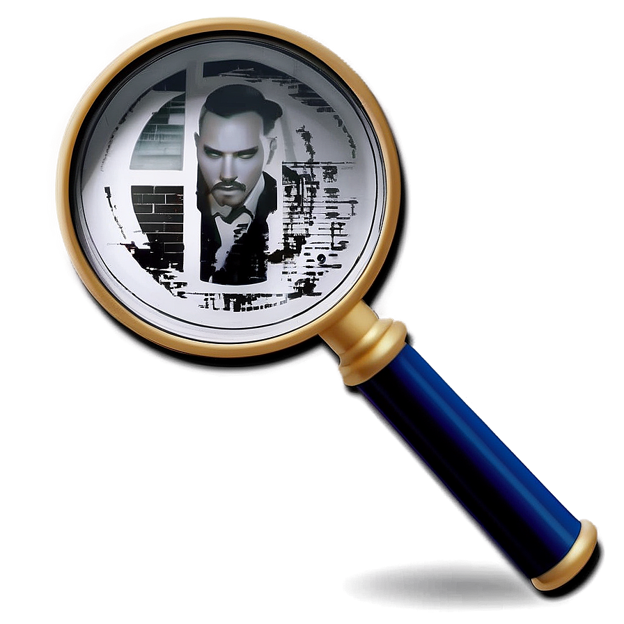 Detective Magnifying Glass Png 05042024