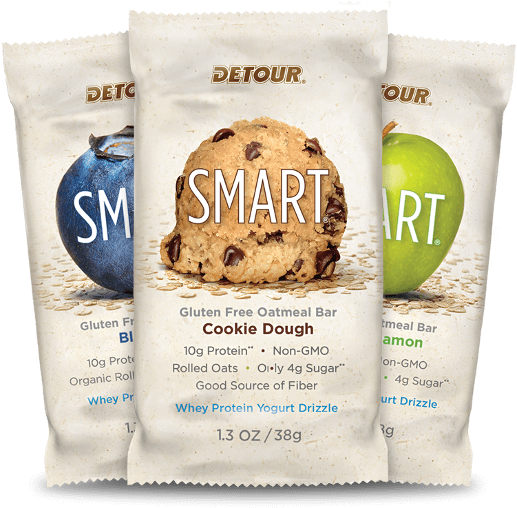 Detour Smart Gluten Free Oatmeal Bars