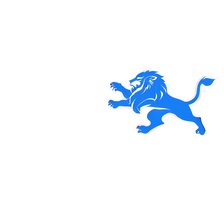 Detroit Lions Logo Unique Design Png 05252024