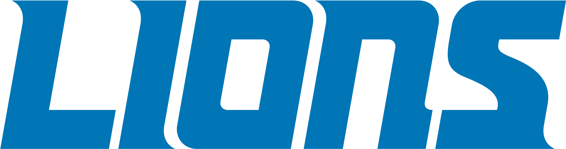 Detroit Lions Text Logo