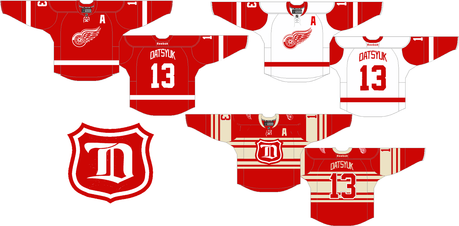 Detroit_ Red_ Wings_ Jerseys_and_ Logo