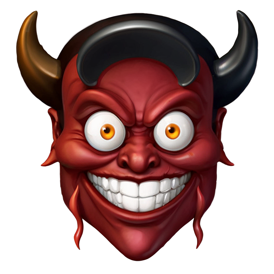 Devil Emoji With Halo Png Vhg