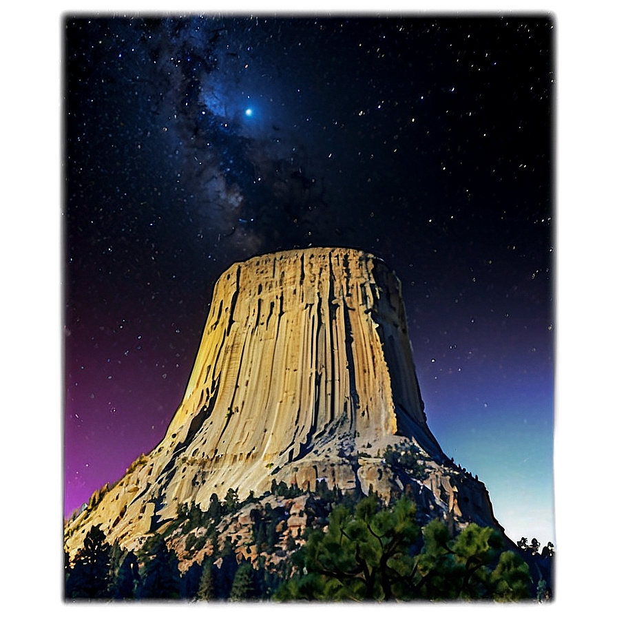 Devil's Tower Monument Wyoming Png 06252024