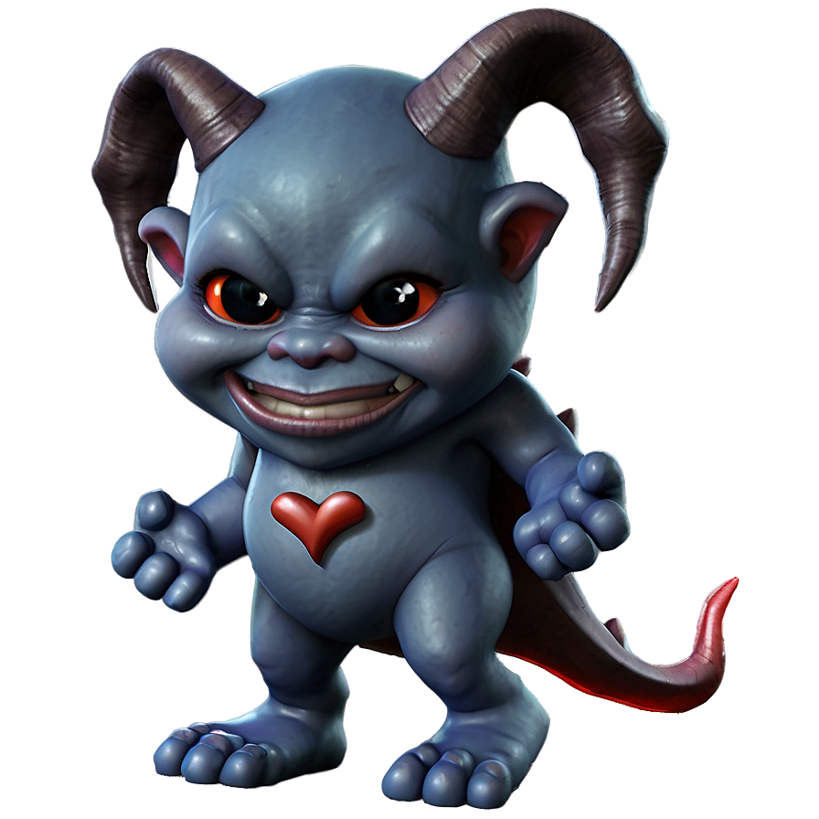 Devil With Heart Png Klt61