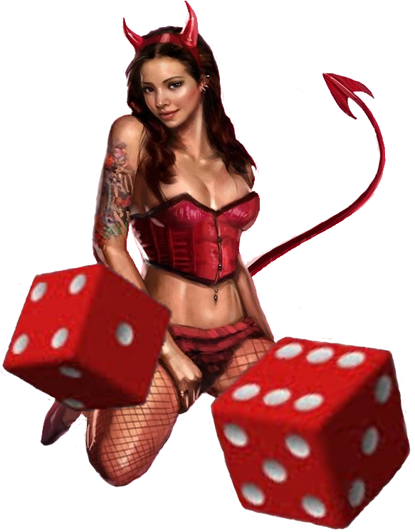 Devilish Luck Pinup Girl