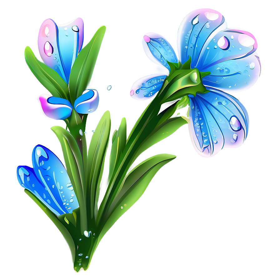 Dewy Spring Flower Png 56