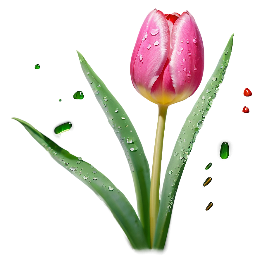 Dewy Tulip Png Omo6